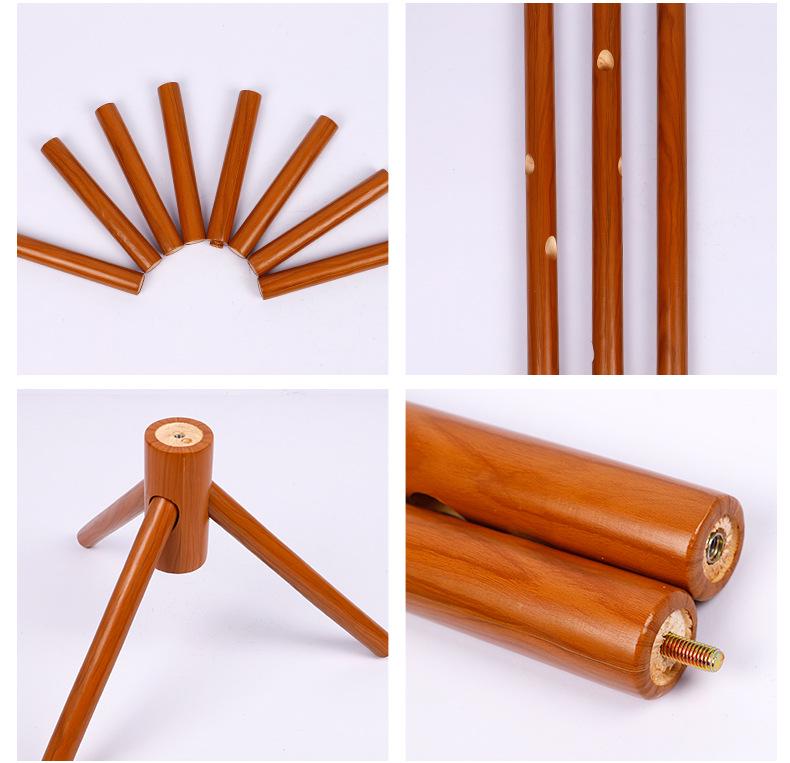 Solid Wood Clothes Rack for Living Room & Bedroom