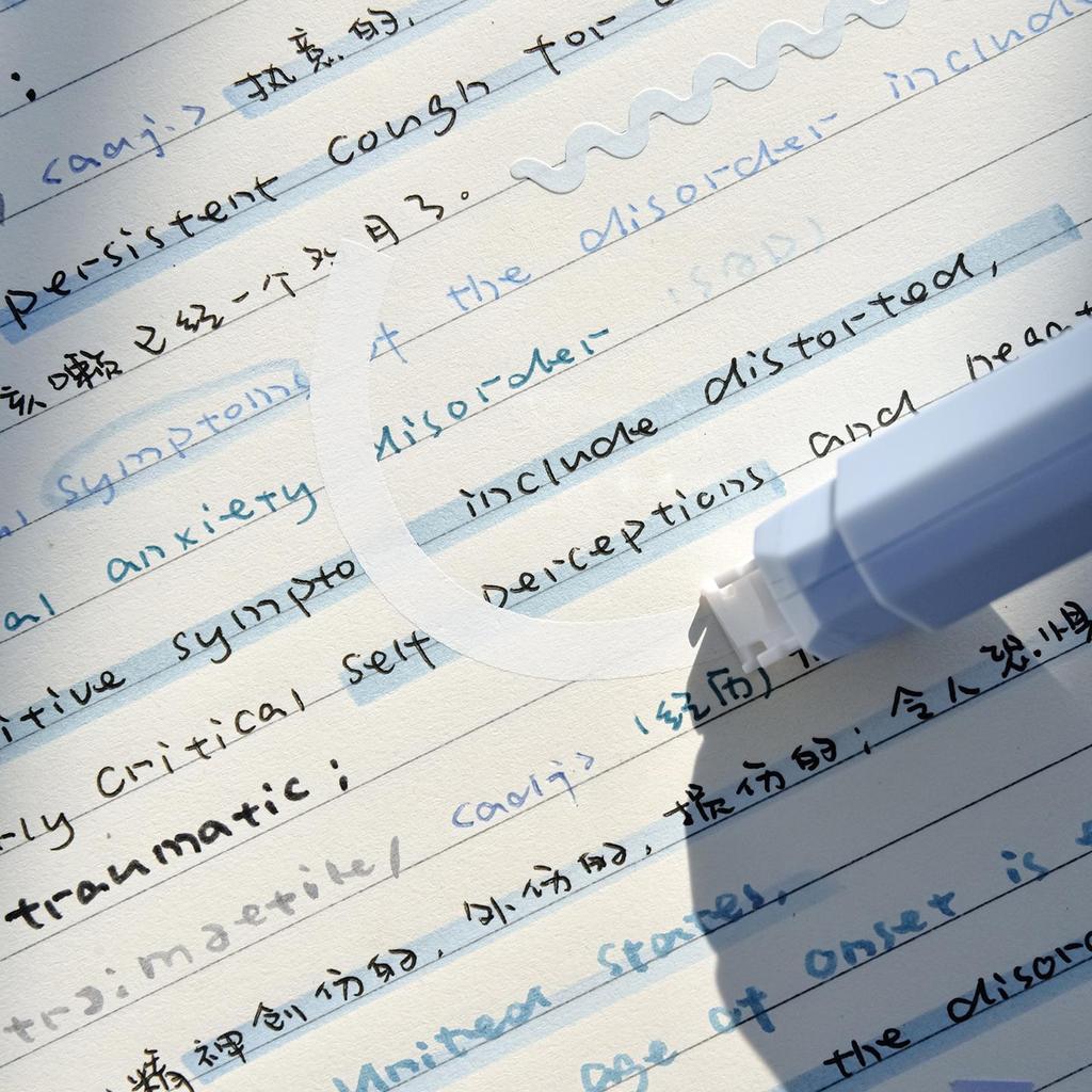 Dual-Ended Correction & Glue Pen for Students - Transparent, High-Value