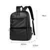 1Pcs 14-inch Fashion Casual Backpack, Spacious Laptop Compartment,Waterproof Fabric,Ideal for Men, Students, and Professionals