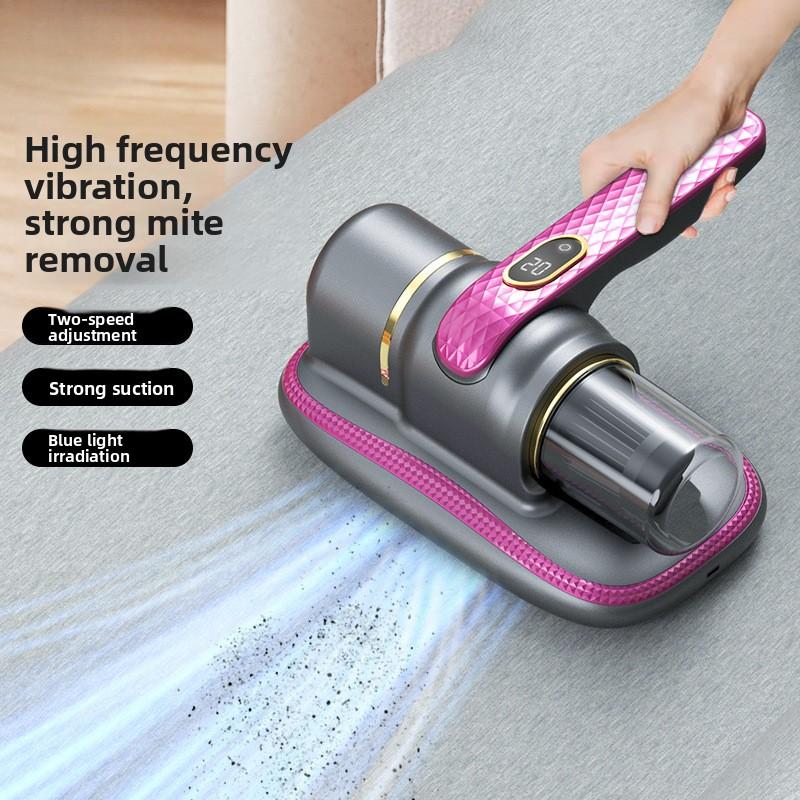 

Wireless Household Mite Remover, Bed, Large Suction Sterilizer, Vacuum Cleaner, Mite Removal and Dust Removal Artifact 7.4V фиолетовый