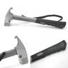 Multifunctional Outdoor Hammer: High-Carbon Steel Camping Tool with Ground Nail Puller
