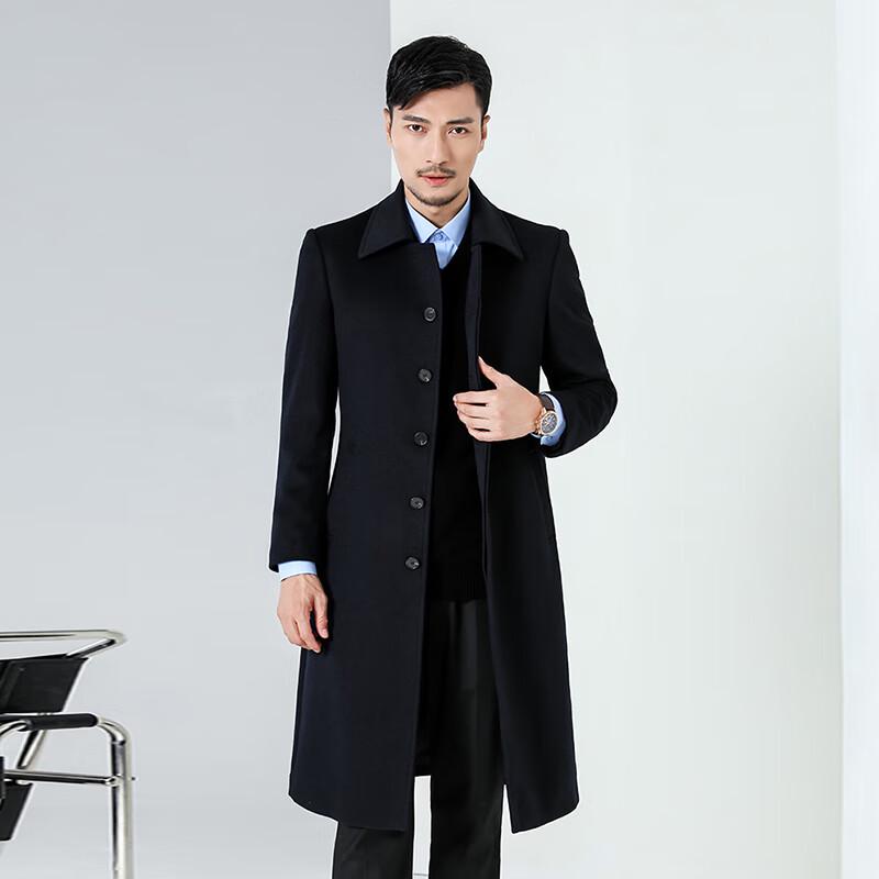 

Унисекс деловое пальто из 100% шерсти 4XL