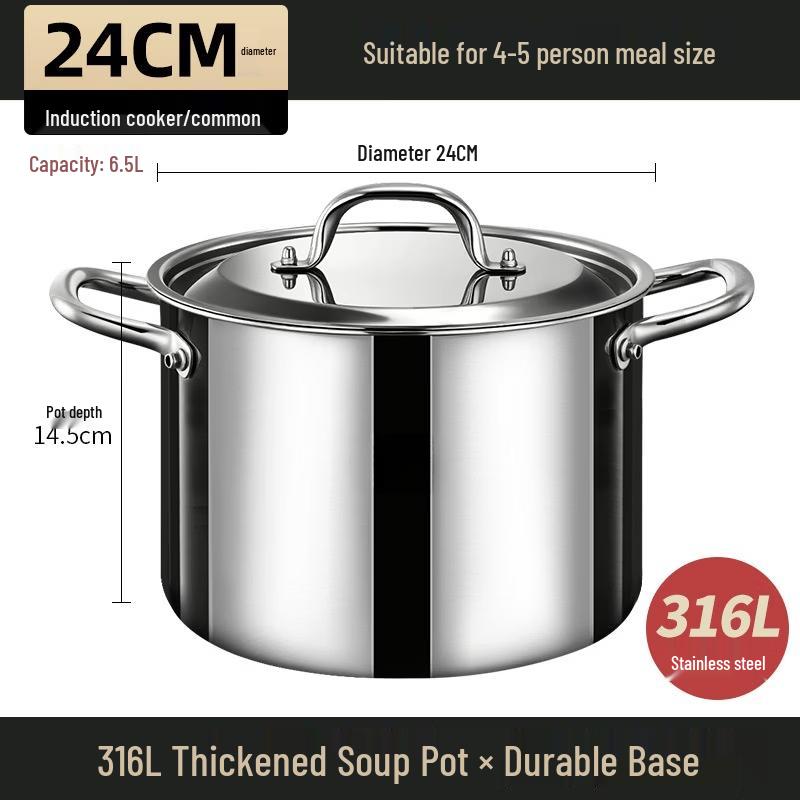 Wu Tuo 316L Stainless Steel Soup Pot