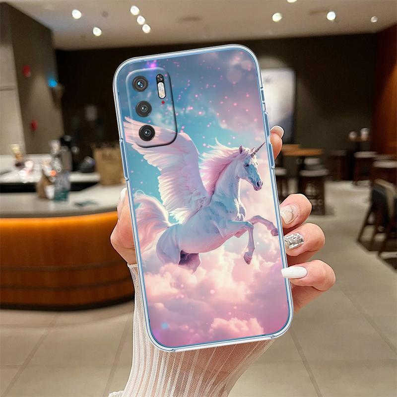 NH22 Fine Horse Transparent Phone Case for Motorola Moto G40 G04 G05 One Ace Action  Fusion + Plus Hyper Macro Vision Zoom
