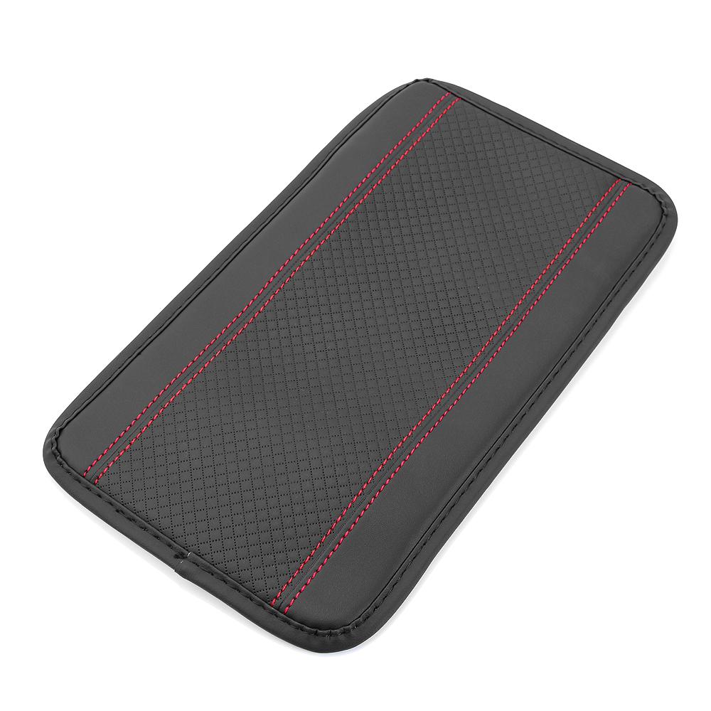 Leather Armrest Box Cover Pad for Volkswagen VW Passat Tiguan T-Roc Golf Jetta Sharan Scirocco EOS T-Cross