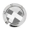 Foldable Hangbag Hook Crystal Alloy Round Shape Table Hook Desk Hanger Purse Bag Hook Holder for Hanging