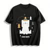 Süßer Eisbär Kalte Tage Kinder Oberteil Herbst Winter Warme Strickmütze Tierprint Kinderkleidung Reines Baumwoll-T-Shirt