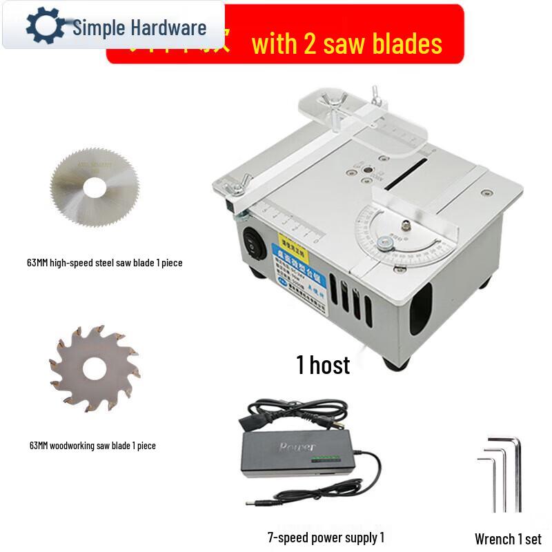 

Mini Precision DIY Desktop Woodworking Electric Saw CN plug (adapter included)