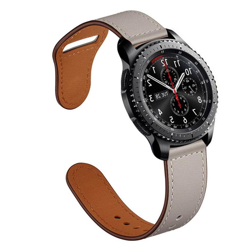 22mm watch Strap For Samsung Galaxy watch 3/46mm/Gear S3 frontier Leather band amazfit gtr 4/3 pro bracelet huawei watch gt 2/2e