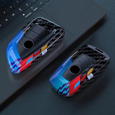 ABS Carbon Fiber Car Key Case Cover Shell for BMW 1 3 5 7 Series X1 X3 X4 X5 X6 G20 G30 F15 F16 G01 G02 G05 F10 F20 F30 G07 F34