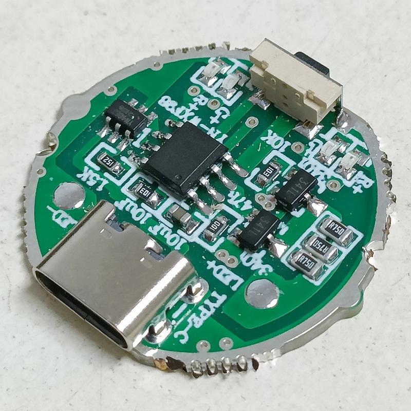 Zwei-Gang-Treiberplatine Taschenlampe Treiber Zubehör Leiterplatte Laden Integrierte Platine Geeignet für 10-Watt-Lichtperlen