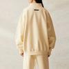 Fear Of God Essentials SS21 Pull-Over Mockneck Fleece Sweatshirt Unisex Sweatshirt Buttercream Cream FOG-SS21-555