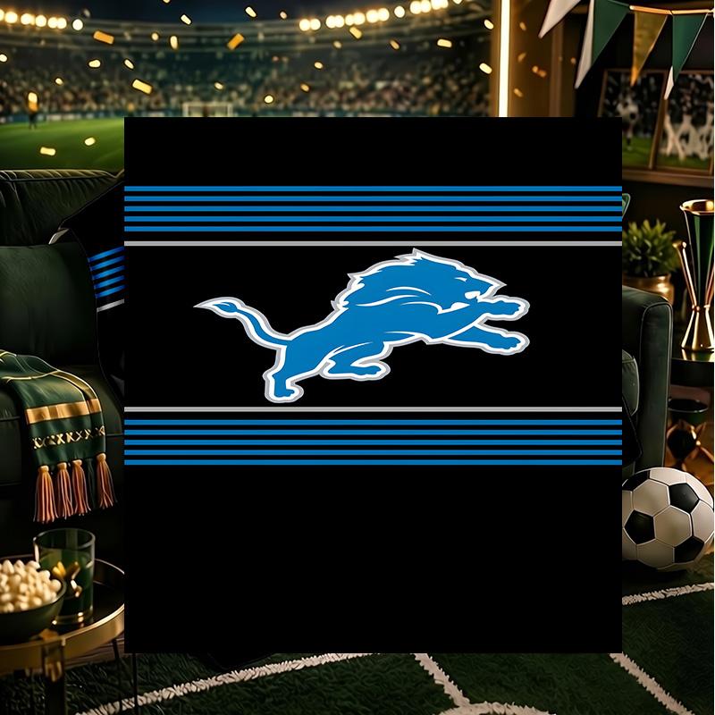 Detroit Team Spirit Blanket Lightweight Flannel Bedding Blanket Perfect for Travel, Camping, Living Rooms, Offices, Sofas, Fan Christmas gift