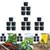 5 Pieces Plant Grow Bags Aeration Fabrics Pots for Patios Vegetable Gardener