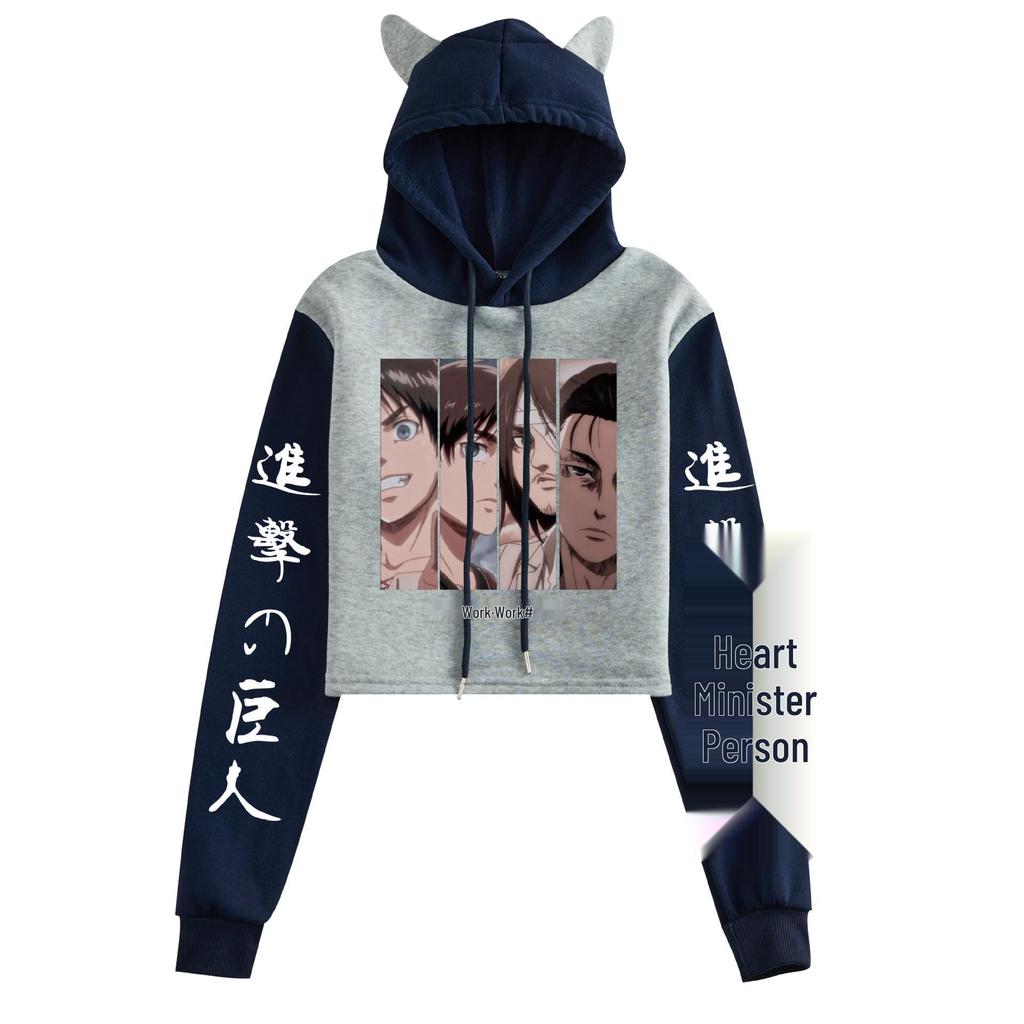 Attack on Titan Anime Unisex Fleece Hoodie - Autumn/Winter Collection