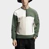 Fila Color Block Crew Neck Loose Fit Sports American Pullover Sweatshirt Men Sweatshirt Siberian-Green A11M417203F-DG