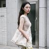 Wide Square eco bag_Beige