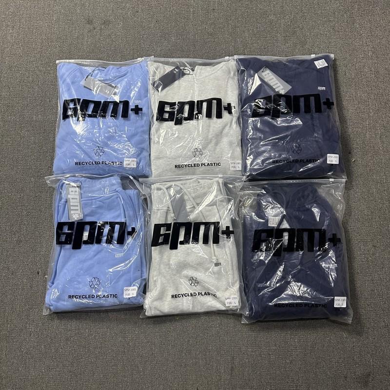 6PM Modny męski zestaw z bluzą z kapturem i spodniami dresowymi w stylu amerykańskiego streetu