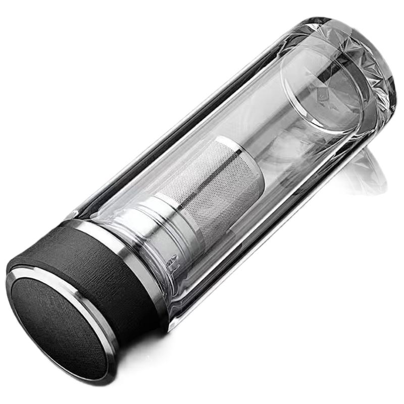 Yisijia Double-Layer Tea Infuser Glass Mug