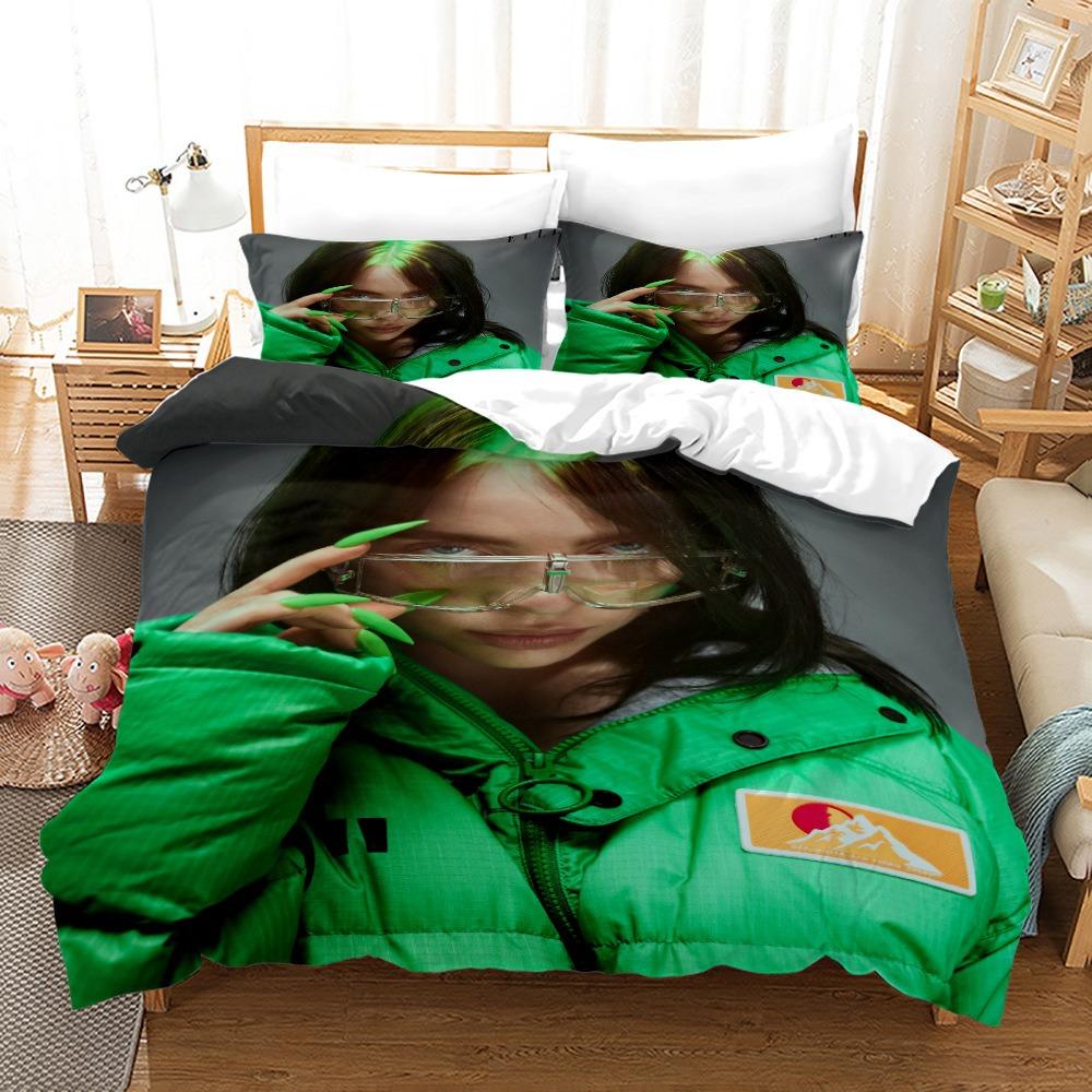 Teens Billie Duvet Cover Set Bedding Set Comforter Cover Machine Washable for Bedroom Decor Children Teens Birthday Gifts