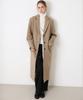 DANKE DIR [100% Wool] Merino Wool Maxi Long Coat - Beige