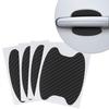 4x Black Car Door Handle Film Sticker Protector Anti Scratch Protect Accessories