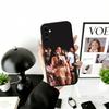 R-Ri L-Loud Pouzdro na telefon Pro Samsung Galaxy A73,A72,A71,A70,A53,A52,A51,Měkký silikonový černý kryt