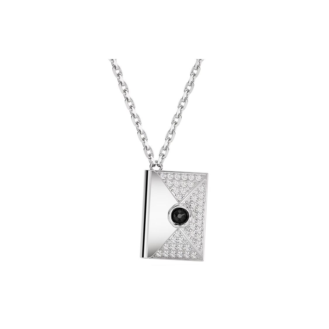 Swarovski Letra Love Letter Design Logo Pattern Necklace Women necklace Silver 5662873 Box (Random Color)