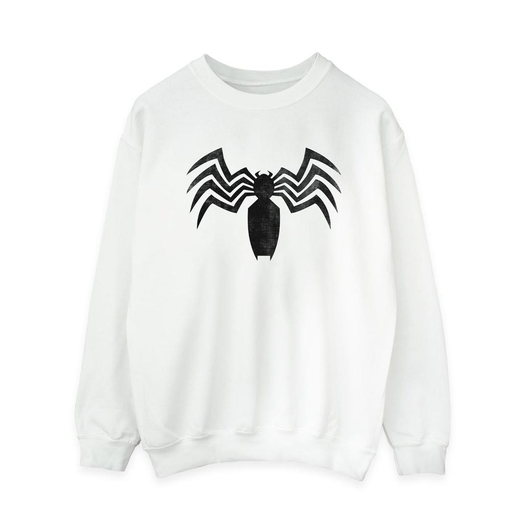 Marvel Womens/Ladies Venom Spider Logo Emblem Sweatshirt