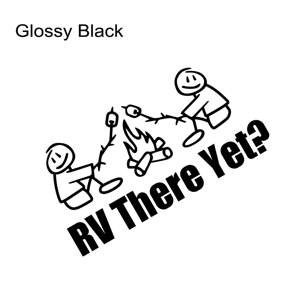 Funny RV There Yet Camping Decor Stickers for SUV Camper RV Van Motorhome Caravan Vinyl Decal Decoration Auto Tuning Accessories