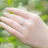 New Arrivals 925 Silver Rings for Women Adjustable Size Ring Pink Zircon Cherry Blossom Ring