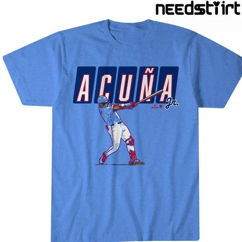 Ronald Acuña Jr ATL Slugger Swing Shirt S