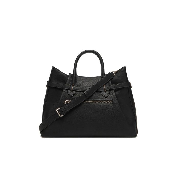 GUESS Sac à main noir pour femme - Yesba Girlfriend Satchel Bag 333130