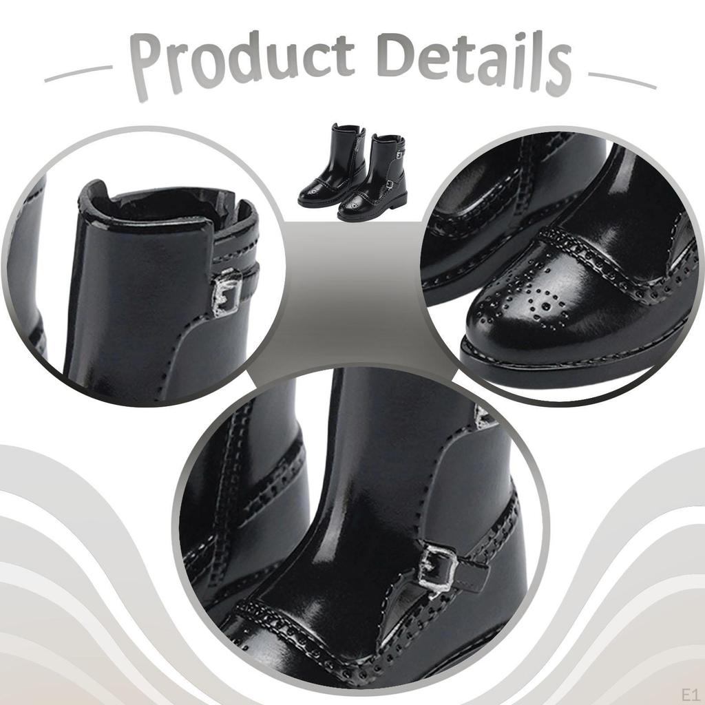 1/8 Scale Boots Model 1:8 Short Tube Boots,Dress Up Cosplay Fashion Costume Accessories Female