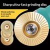 Wood Carving Disc For Angle Grinder, Wood Shaping Grinding Wheel Sanding Disc, Woodworking Angle Grinder Attachment