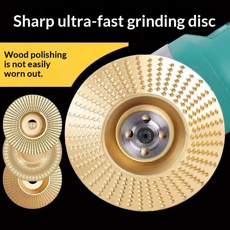 Wood Carving Disc For Angle Grinder, Wood Shaping Grinding Wheel Sanding Disc, Woodworking Angle Grinder Attachment