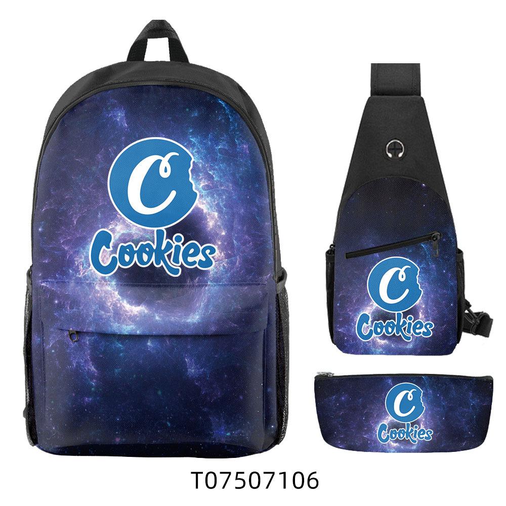 Kochrucksack Dreiteiliges Set, Outdoor-Reise-Computertasche Polyester Wasserdichter Rucksack