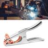 500A Electroplated Welding Ground Clamp High Conductivity Copper Jaws Braided Shunt Earth Grounding Cable Clip Tool