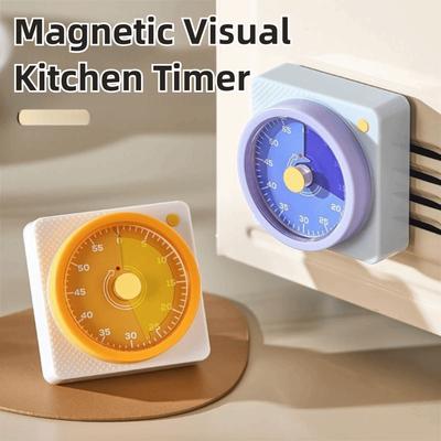 Mechanical Study Timer Kids Timer Magnetic Countdown Reminder New Visual Kitchen Timer  Teaching