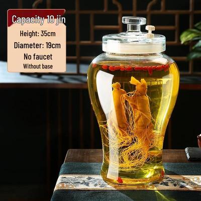 Yuyi Angel Sealed Glass Infusion Jar with Faucet