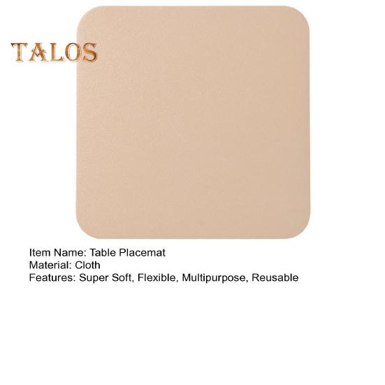 Mantel Individual para mesa de comedor, posavasos de colores vibrantes, resistente al desgaste, diseño antideslizante, tapete cuadrado redondo para taza