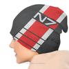Space Force Mark Naird Winter Warme Beanie Hüte Mass Effect N7 Strickmütze Motorhaube Skullies Beanies Caps Unisex Damen Ohrenschützer