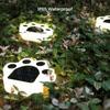 Solar Powered Solar Garden Light LED Lighting IP65 Waterproof Outdoor Lawn Lamp Animal Paw Print Decoration LED Lawn Light