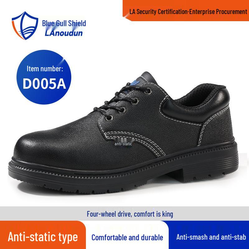 

Blue Gull Anti-Static Safety Shoes: Anti-Smash, Anti-Puncture, Dust-Free for Workshop & Gas Station Use 44
