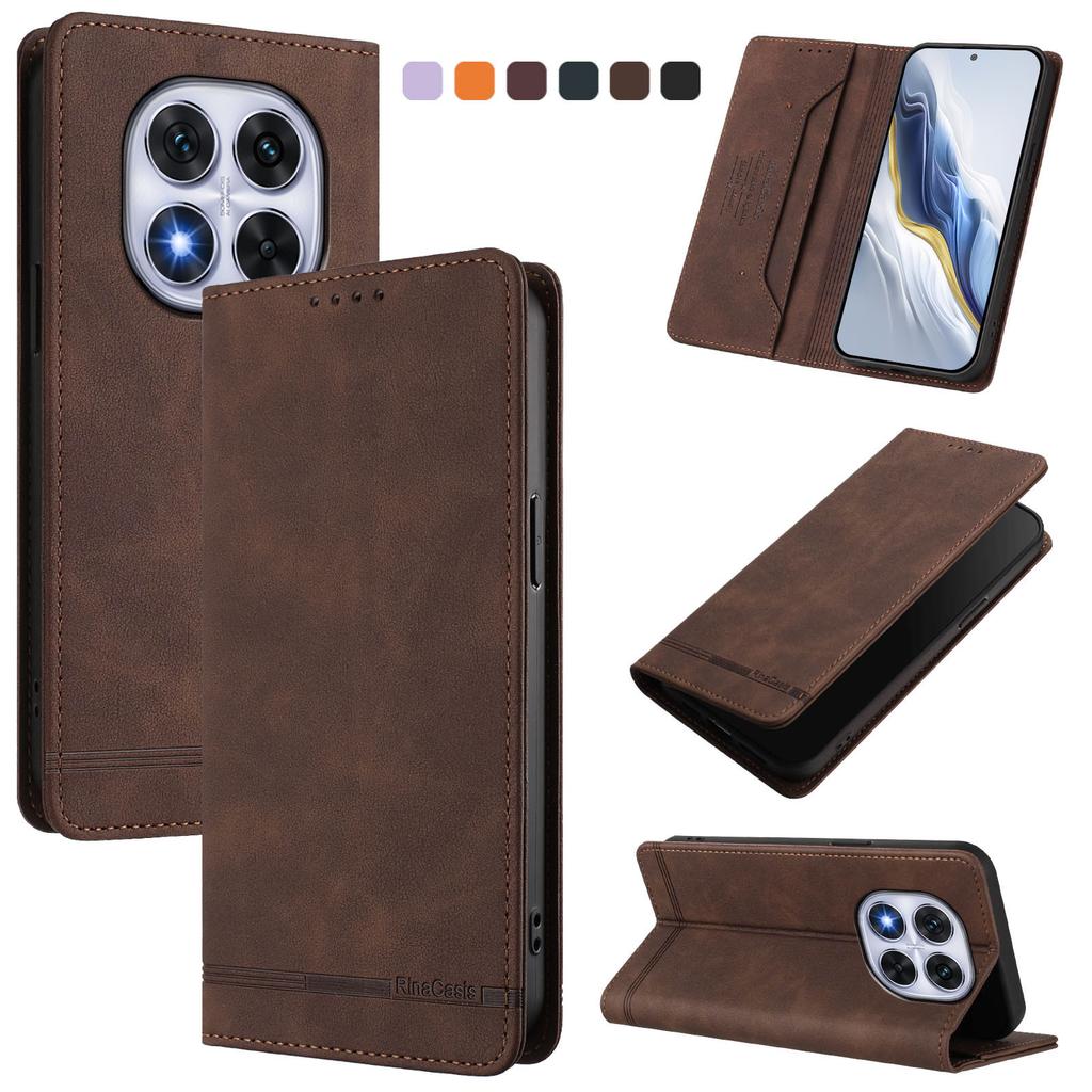 Business Strong Magnetic Cards Solt Wallet Leather Phone Case For Redmi Note 15 14 Pro Plus 13 14C 13C K90 Bag Flip Book Cover