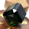 Cube Cut Lab-Created Emerald Green Pendant Size 53 Ct Loose Gemstone CERTIFIED Sa-537