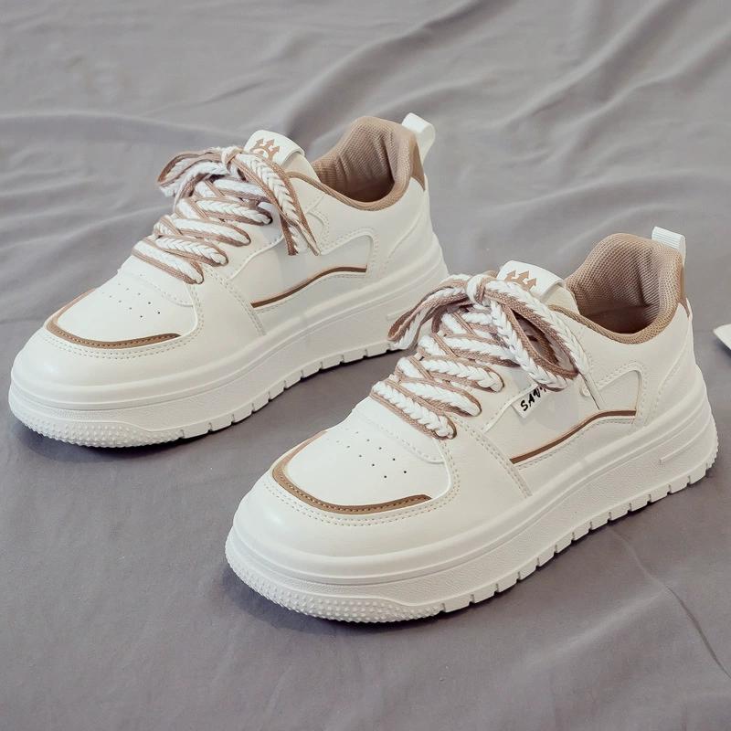 Designer Platform Running Sneakers Women Tennis Shoes Woman Walking Chunky Sneakers White Casual Slip on Vulcanized Shoes