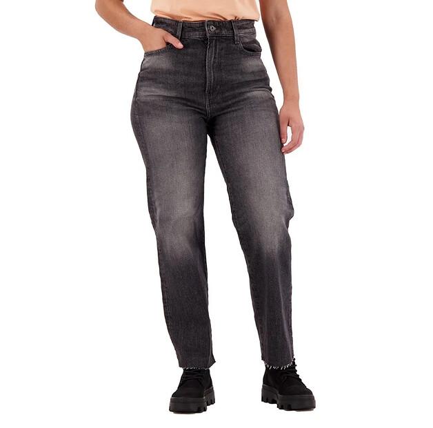 G-Star Tedie Ultra-High Waist Straight Ripped Edge Ankle джинсы