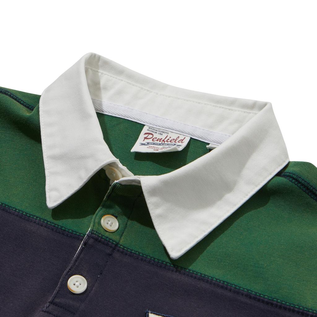 PENFIELD Swallow Rugby Crop T-Shirt Dark Green_Fr2Kt35F