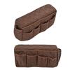 Universal Fit Sofa Armrest Organizer Multifunctional 14 Pockets Couch Remote Holder Gray,Brown,Black Durable Recliner Organizer